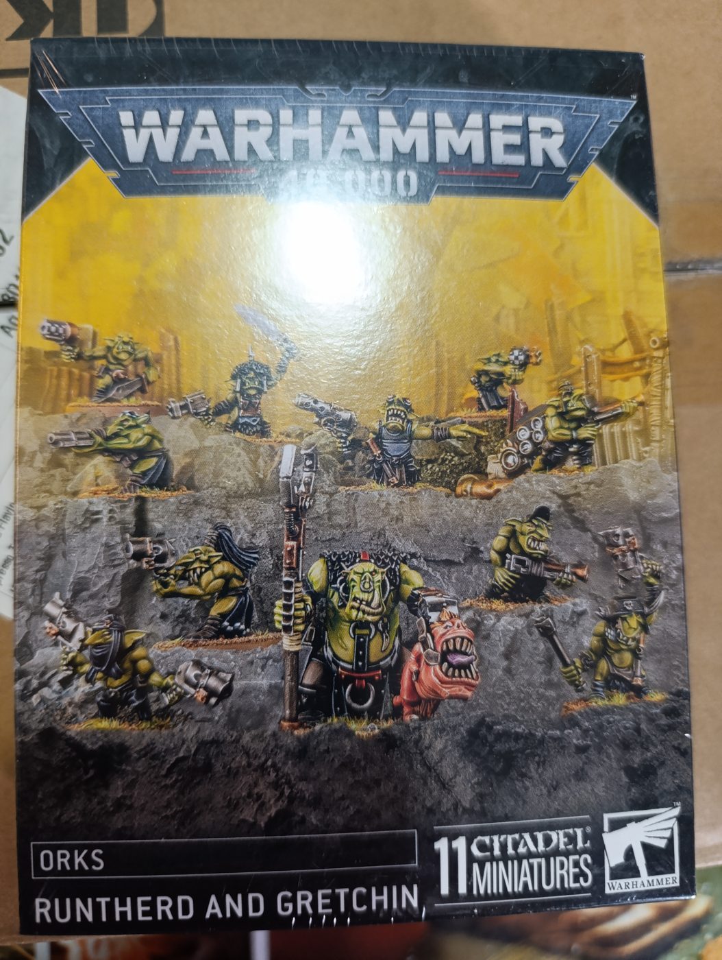 Orks Runthero and Gretchin