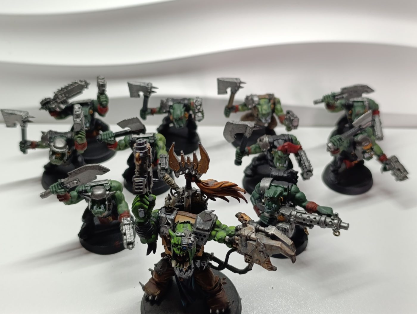 S et 10 ork boyz + Warboss